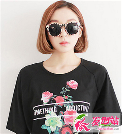 女生短發(fā)染發(fā)造型
