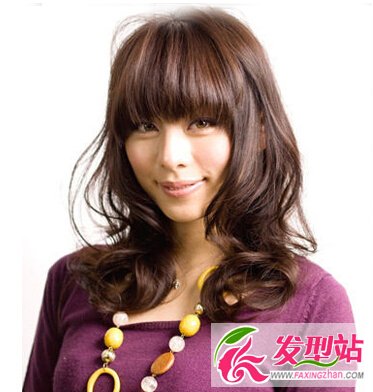 咖啡色女生發(fā)型
