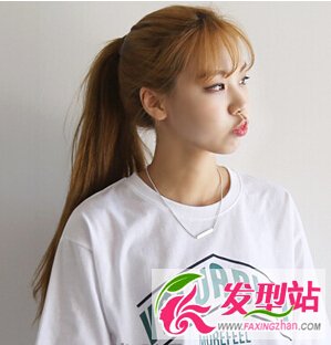 橘黃色的染發(fā)