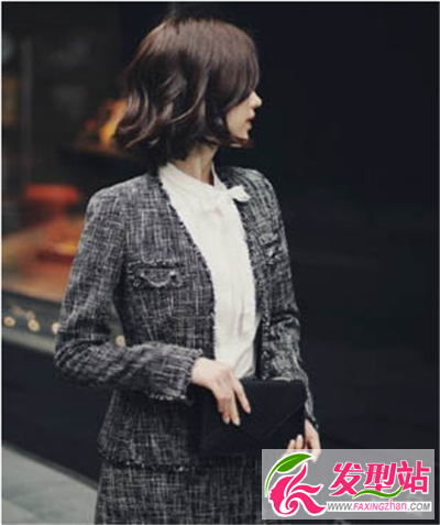 韓式的氣質(zhì)短卷發(fā)發(fā)型設(shè)計(jì)