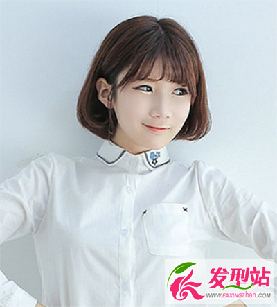 中短發(fā)的波波頭