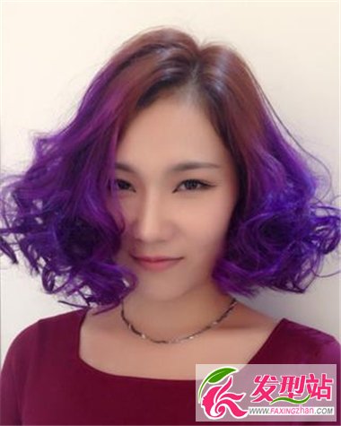 前衛(wèi)時(shí)尚的紫色染發(fā) 讓你瞬間魅力爆棚