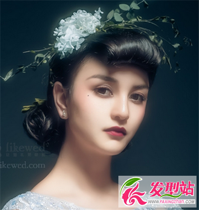 新娘復古盤發(fā)
