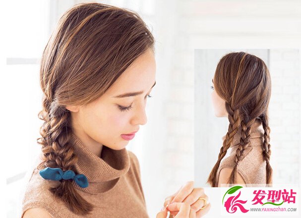 側(cè)邊編發(fā)步驟