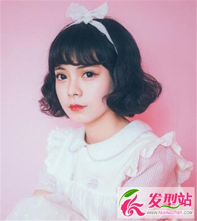 中短發(fā)梨花頭