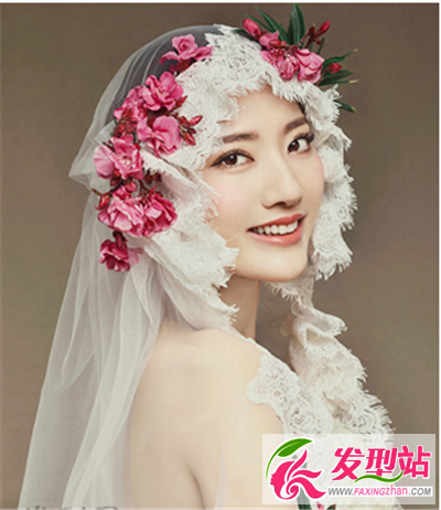 復(fù)古的頭紗