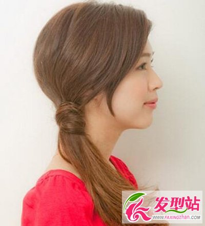 馬尾辮子扎發(fā)