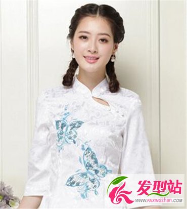 雙編發(fā)發(fā)型