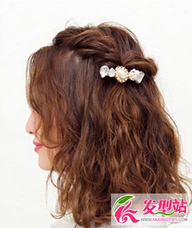 卷發(fā)如何扎 大波浪卷發(fā)DIY