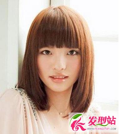 推薦幾款名媛淑女都愛齊劉海梨花頭