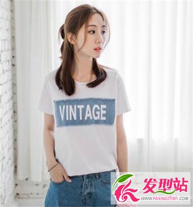半扎發(fā)發(fā)型