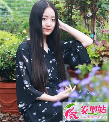 中分劉海造型