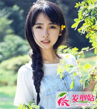 斜劉海發(fā)型