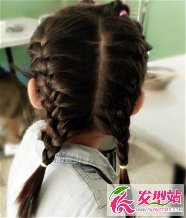 雙麻花辮子