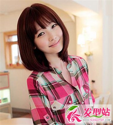 波波頭短發(fā)發(fā)型