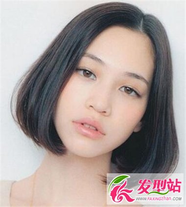 偏分中分波波頭短發(fā)