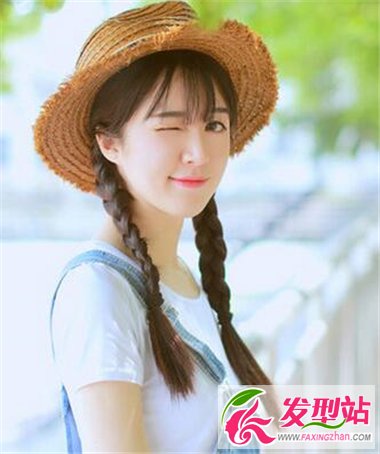 雙麻花辮子發(fā)型