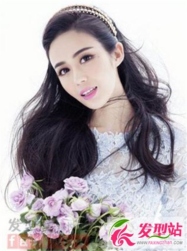 無(wú)劉海蓬松感燙發(fā)