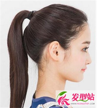 馬尾辮子扎發(fā)發(fā)型