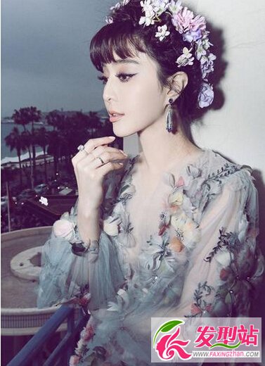 花仙子新娘發(fā)型