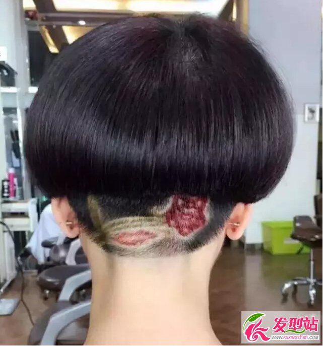 女生短發(fā)雕刻
