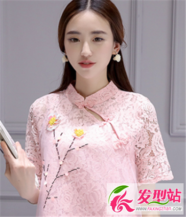 中式旗袍新娘發(fā)型 打造你那復古典雅之美