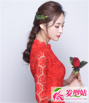 中式旗袍新娘發(fā)型 打造你那復古典雅之美