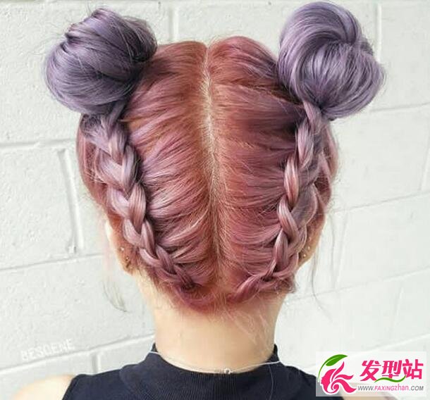 丸子頭扎發(fā)