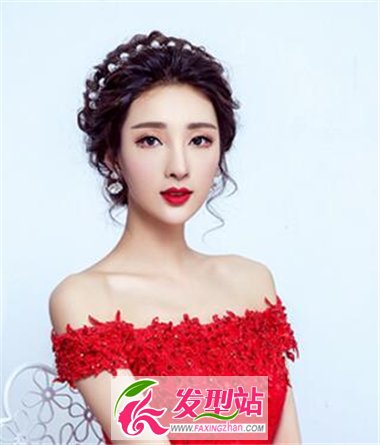 無劉海的盤發(fā)