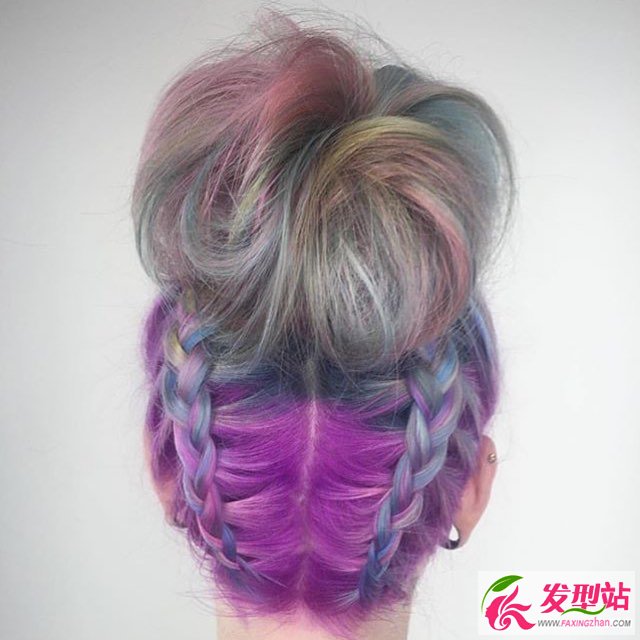彩虹染
