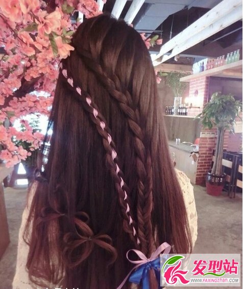 彩帶編發(fā)