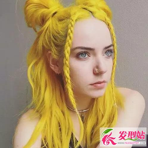 雙丸子頭發(fā)型