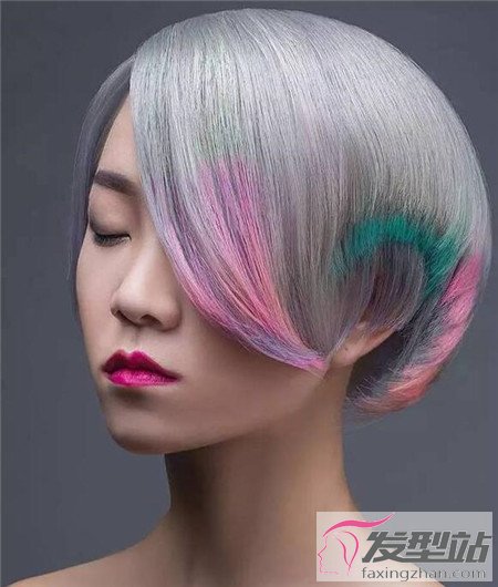 短發(fā)女孩如何染發(fā)最時尚 魅力短發(fā)的彩色法寶