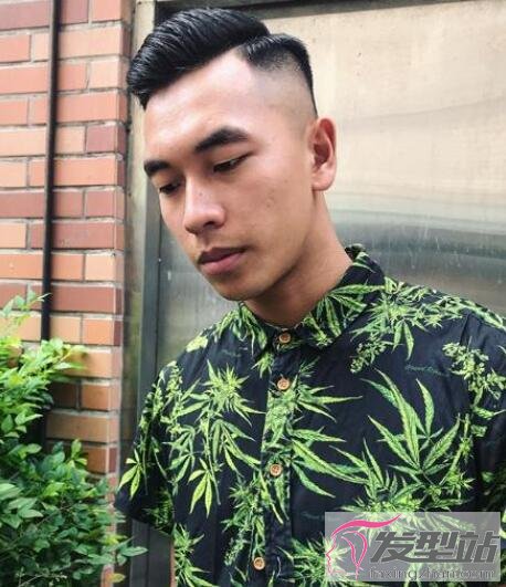 男生三面光發(fā)型