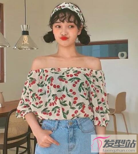 女生卷劉海發(fā)型
