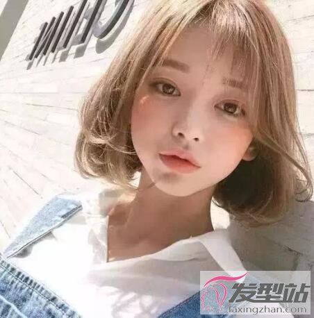 女生韓式短發(fā)發(fā)型