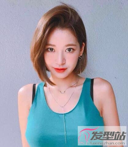 女生韓式短發(fā)發(fā)型