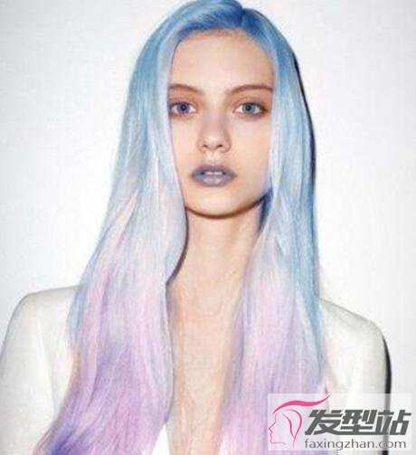 女生漸變色染發(fā)發(fā)型