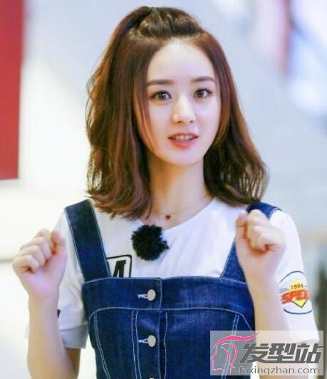女生空氣墜扎發(fā)發(fā)型