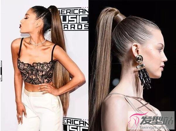 女生個(gè)性馬尾辮發(fā)型
