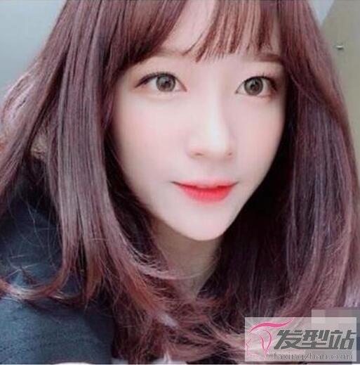 干枯玫瑰色染發(fā)發(fā)型
