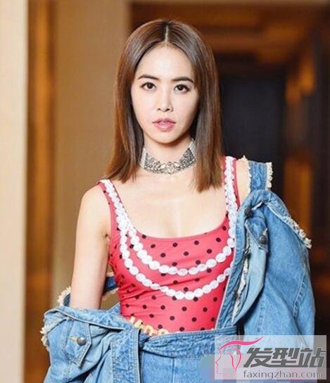 女生齊肩直發(fā)發(fā)型