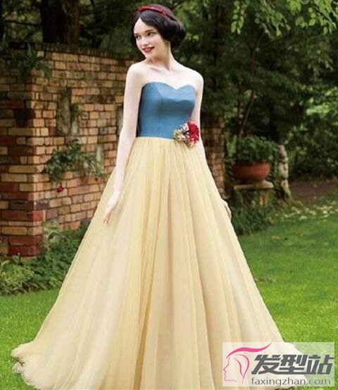 迪士尼系公主婚紗發(fā)型