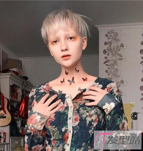 女生色染發(fā)發(fā)型