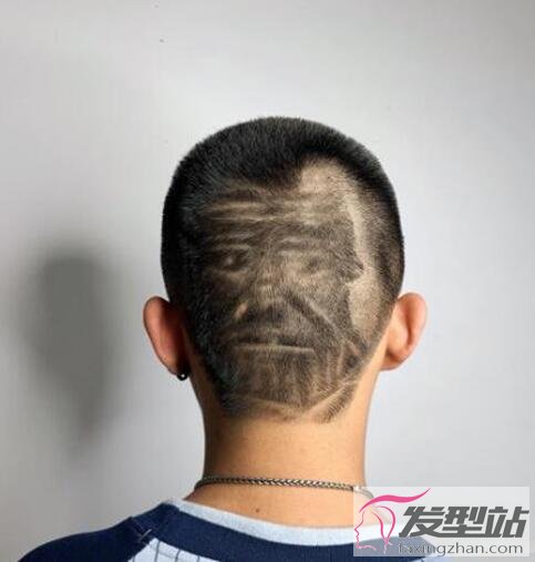 男生后腦勺雕刻發(fā)型