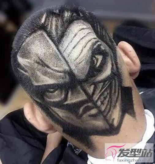 男生后腦勺雕刻發(fā)型