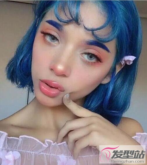 酷女孩色染發(fā)發(fā)型