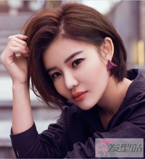 菱形臉女生發(fā)型