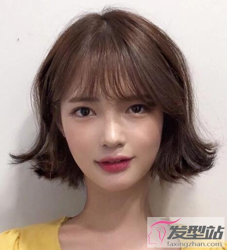 女生韓式短發(fā)發(fā)型