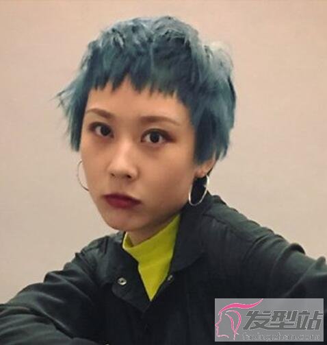 女生短發(fā)染發(fā)發(fā)型